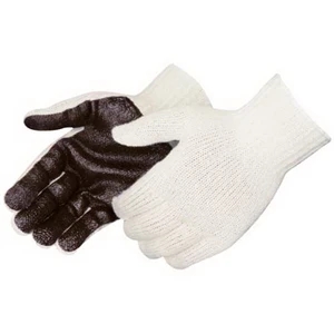Brown PVC Palm Coated Knit Gloves