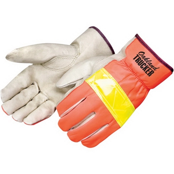 3M Scotchlite Safety Grain Pigskin Driver Gloves