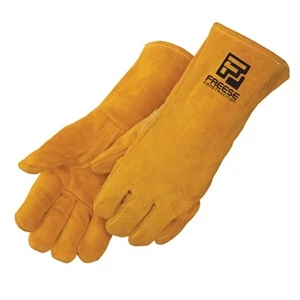 Bourbon Brown Leather Welder Gloves with Kevlar® Sewn