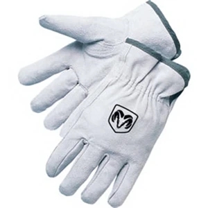 Gray Select Shoulder Split Cowhide Driver Gloves