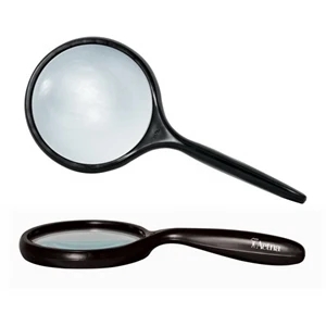 3x Bent Handle Hand-Held Magnifier 3" Lens