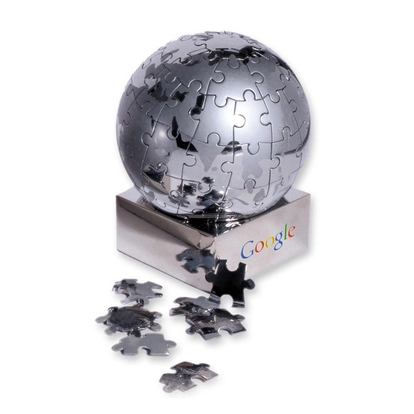 Magnetic globe puzzle