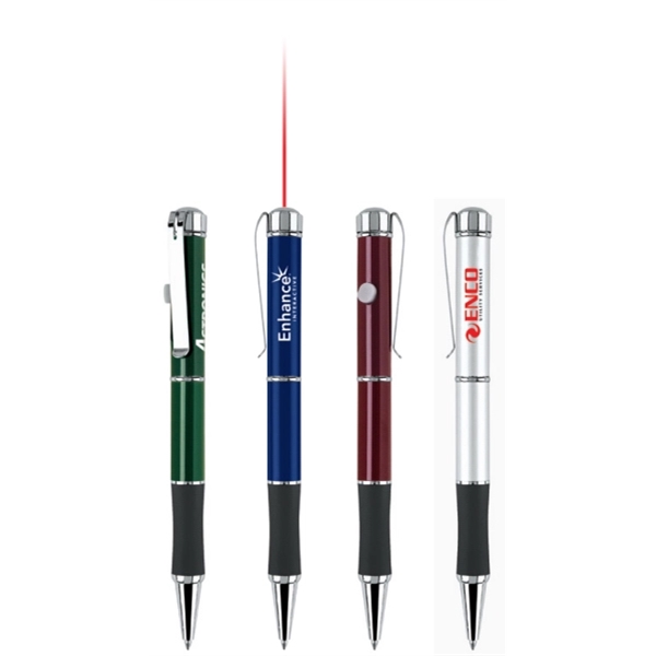 Ballpoint pen laser pointer