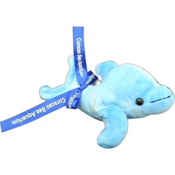 6-8" Sea Life Tie Dye Dolphin - Image 1