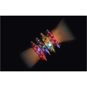 Flashing spike bracelet cuff