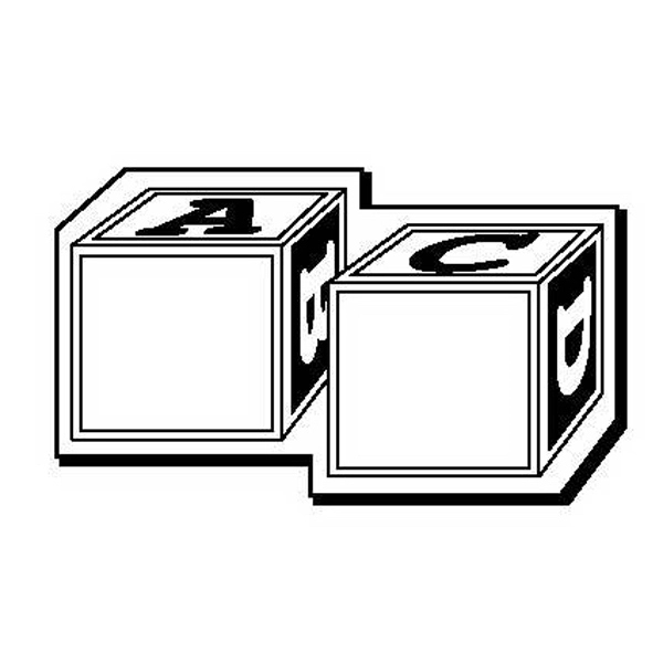 Building Blocks Stock Shape Magnet
