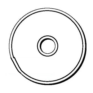 CD/DVD Stock Shape Magnet