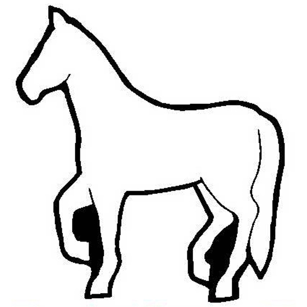 Horse Stock Shape Magnet
