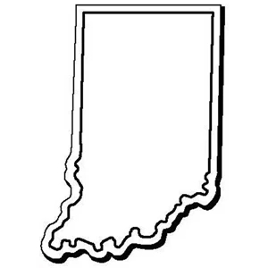 Indiana Stock Shape State Magnet