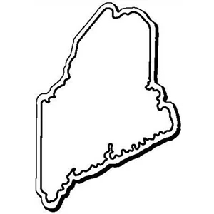 Maine Stock Shape State Magnet