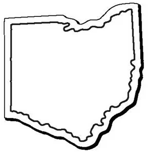 Ohio Stock Shape State Magnet