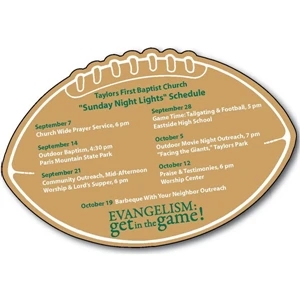 Football Shaped Magnetic Sked