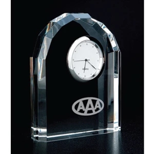 Crystal Arch Award Clock