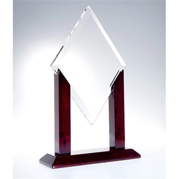 Optic crystal alpha diamond award