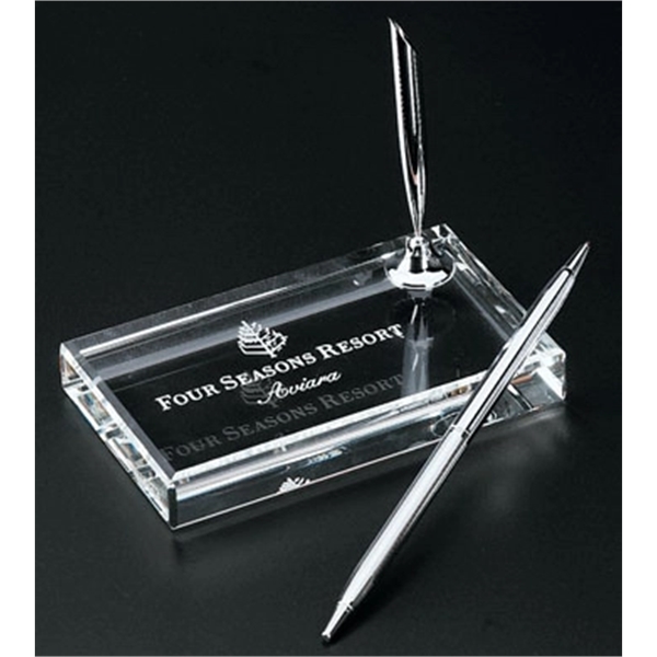 Optical crystal single pen set