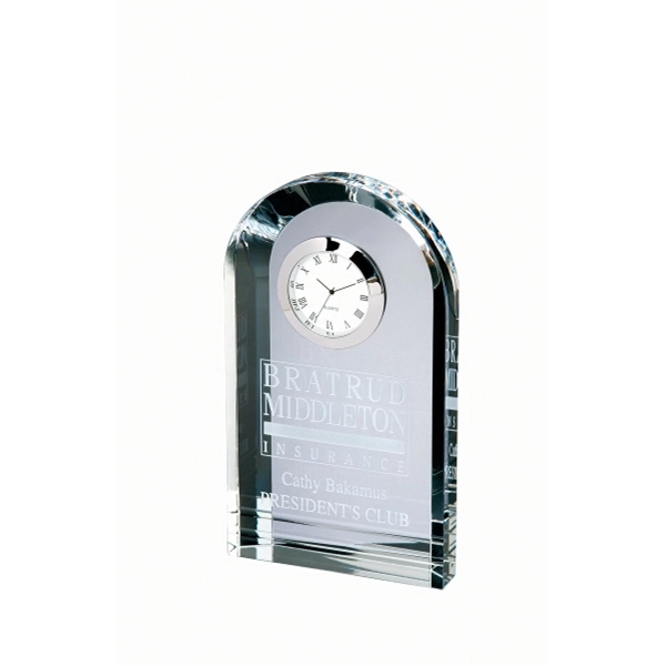 Optical crystal royal clock arch tower award