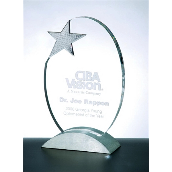 Metal star achievement award
