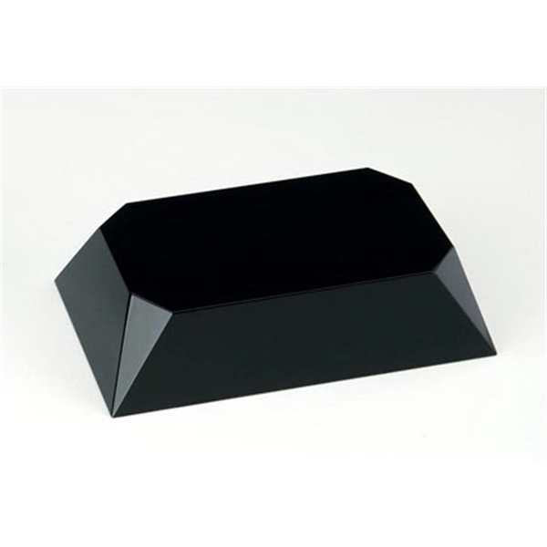 Black crystal four sided slant award base - Image 3