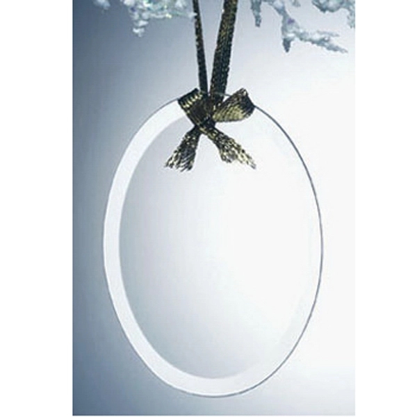 Beveled jade glass ornament - Image 2
