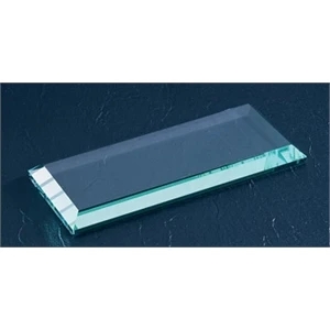 Jade glass slant edge award base
