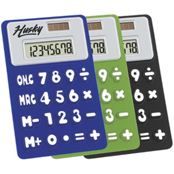Flippy floppy solor powered calculator