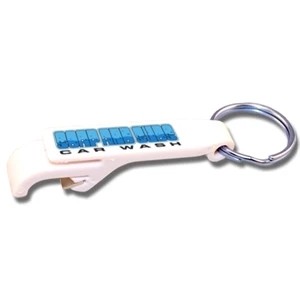 Key tag with bottle opener