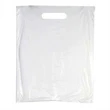 Stock Hi-Density Plastic Merchandise Bags with Handles