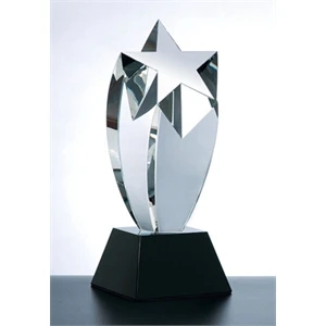 Rising Star Award - black crystal slant base