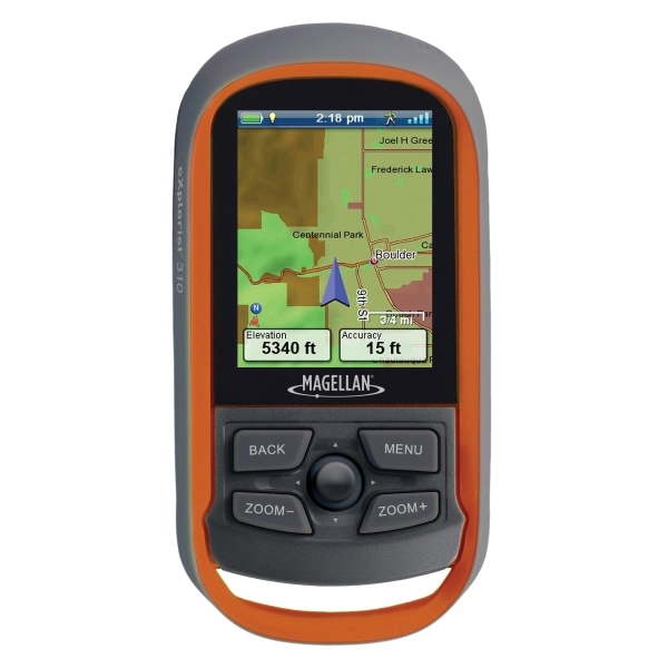 eXplorist 310 Handheld GPS System w/ World Maps