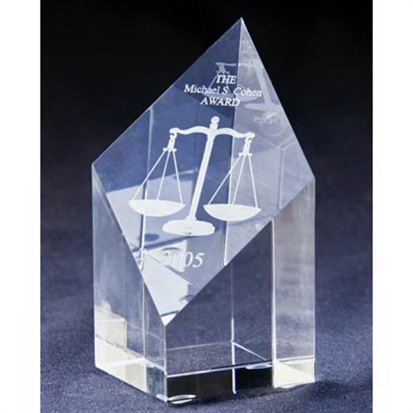 Diamond Pillar Crystal Award