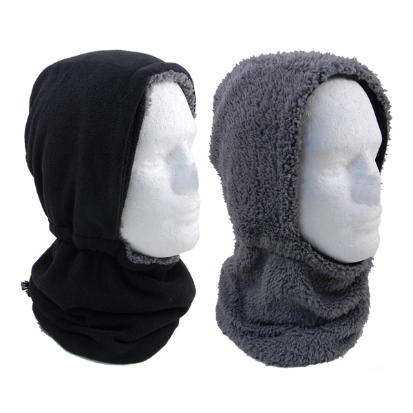 Reversible Neck Warmer With Hat - Image 2