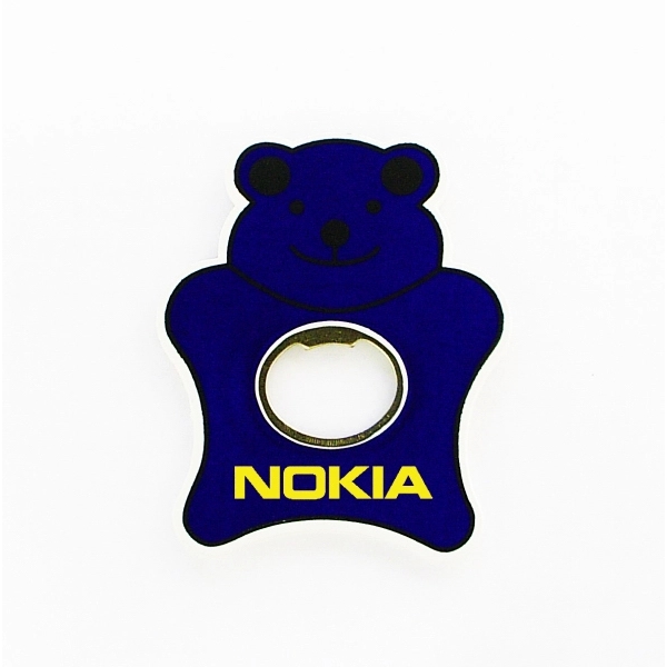 Jumbo size teddy bear shape magnetic bottle opener - Image 1
