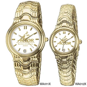 Ladies' Gold Brass Bracelet Wristwatch