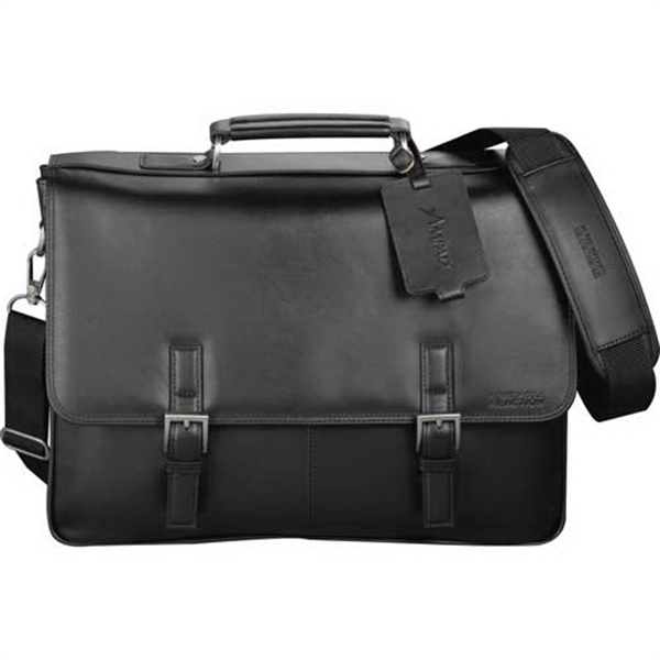 Kenneth Cole (R) Manhattan Leather Compu-Messenger Bag