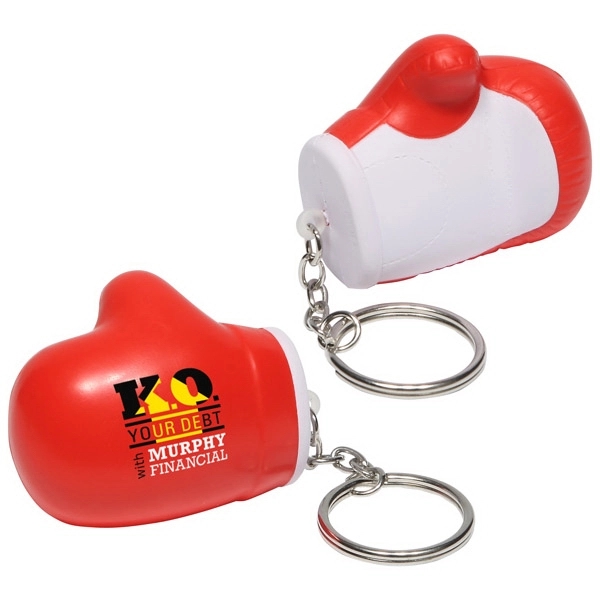 Boxing Glove Key Chain Stress Reliever