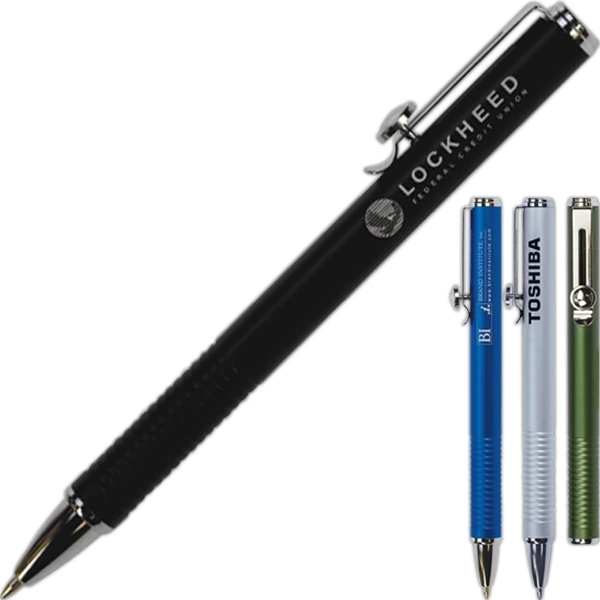 Clippenger Metal Retractable Ballpoint Pen - Image 1