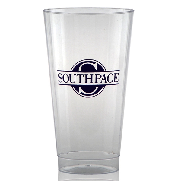 16 oz Clear Fluted Plastic Cup - Tradition