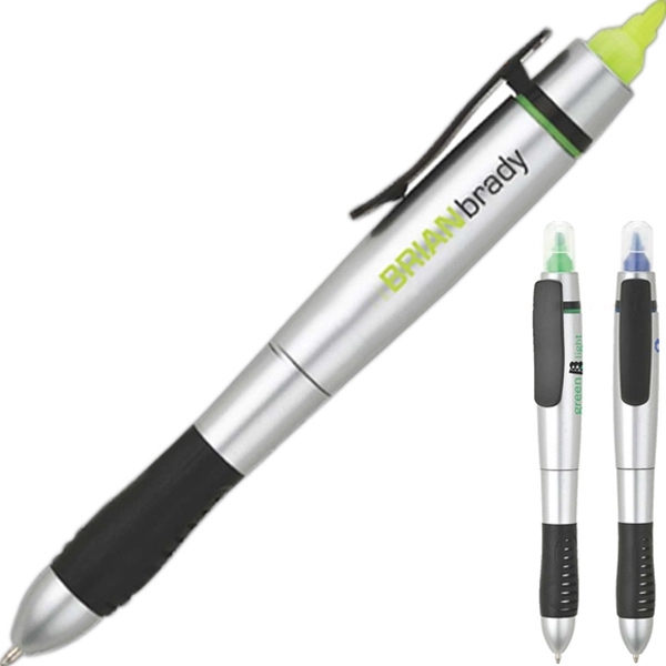 2 in 1 Ballpoint and highlighter pen