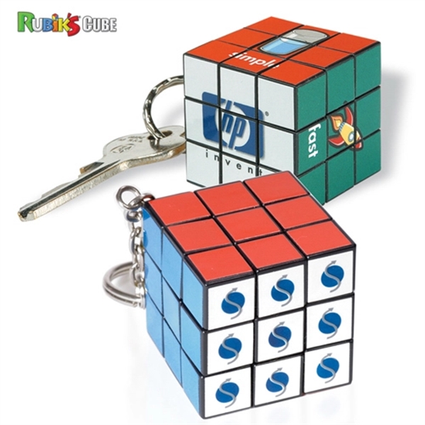 Custom Micro Rubik&apos;s (R) Cube Key Ring