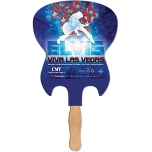 Electric Guitar Hand Fan Full Color