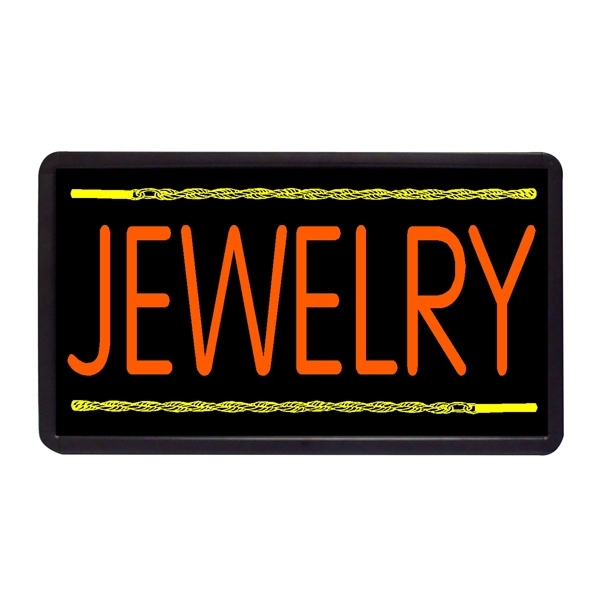 13" x 24" Simulated Neon Sign - Jewelry/Bridal - Image 1