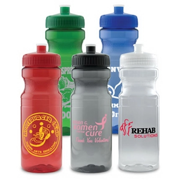 24 oz. Colored Bike Bottle-USA Made-BPA FREE-Biodegradable
