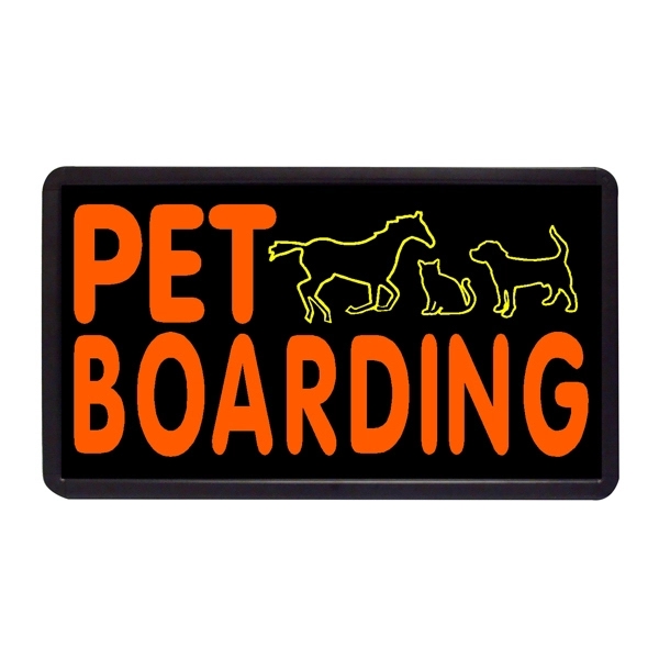 13" x 24" Simulated Neon Sign - Animals - Image 1