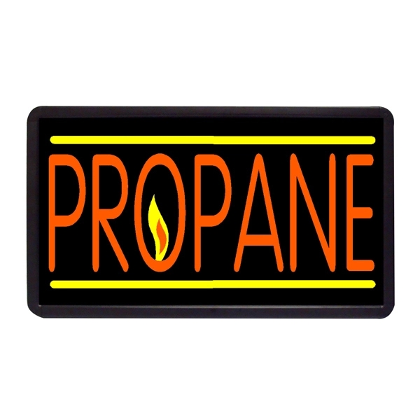 Propane 13" x 24" Simulated Neon Sign