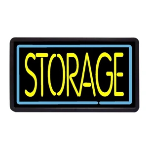 Storage 13" x 24" Simulated Neon Sign
