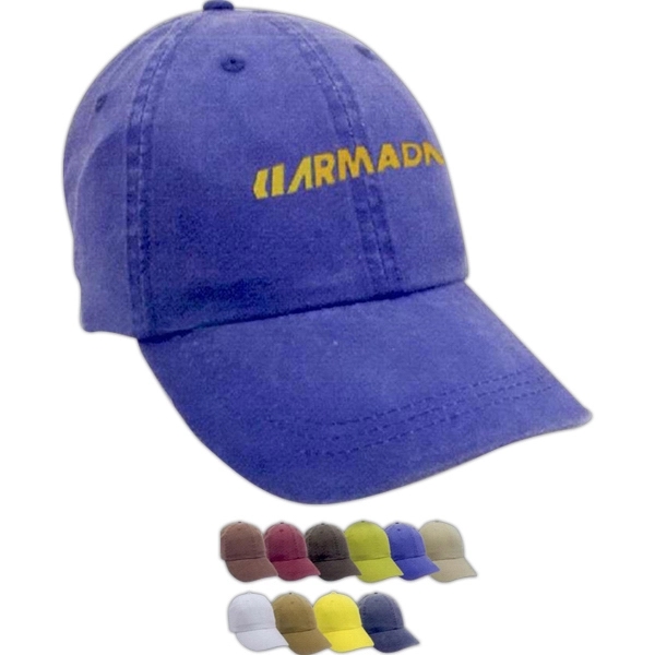 Pigment Dye Washed Cap - Image 1