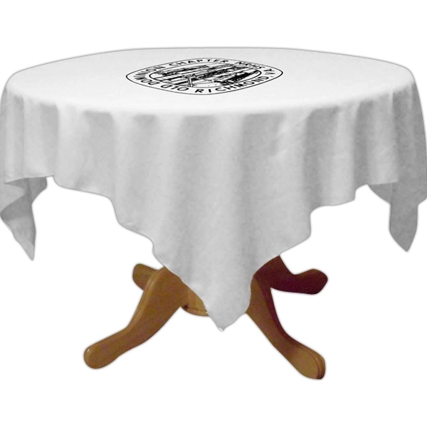 Draped 36&quot; table throw