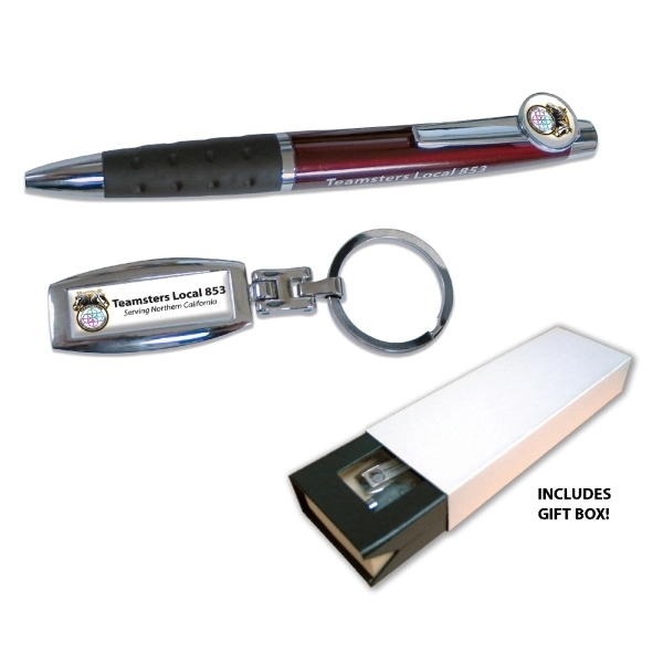 Pen And Key Chain Gift Set