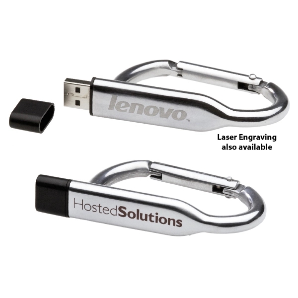 USB Drive And Carabiner - Image 1