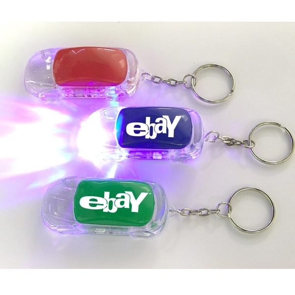 LED Flashlight Key Chain - Image 1